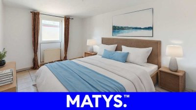 Recklinghausen Hillen| 2-Zimmer-Wohnung mit großem Balkon und Garage