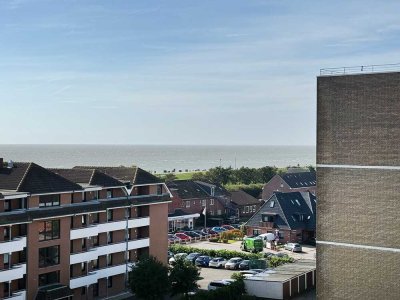 Büsum: Gepflegte 2-Zimmer Wohnung nahe des Zentrums von Büsum mit Meerblick