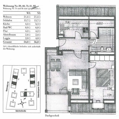 Schöne 2-Raum-DG-Wohnung mit gehobener Innenausstattung und Loggia in Taufkirchen