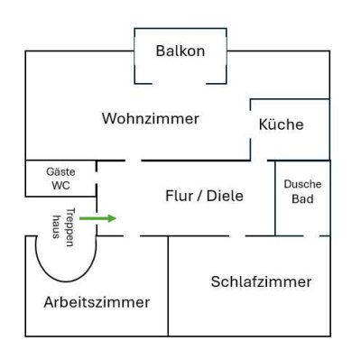 Helle 3-Raum-Dachgeschosswohnung in Frechen sucht ruhiges Paar als Mieter