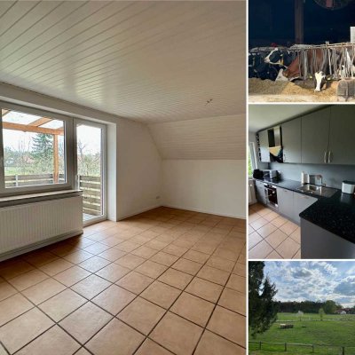 Ländlich idyllisch gelegen – Gepflegte 4-Zimmer-Wohnung in Mardorf