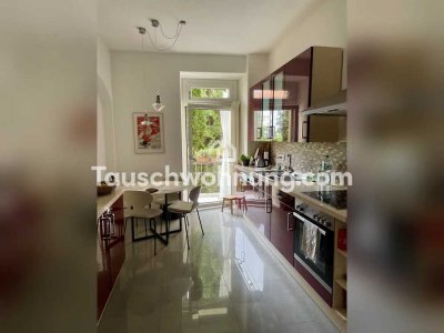 Tauschwohnung: 3 Zimmer Altbau, mit Balkon und Kachelofen