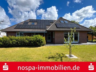 TOP-sanierter Bungalow mit Carport, Terrasse und PV-Anlage in Sackgassenendlage von Breklum