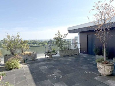 Penthouse über den Dächern von Porz