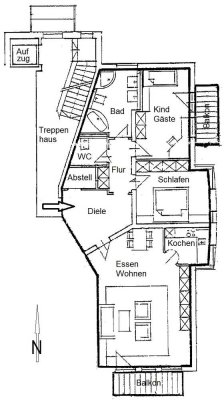 Sonnige, großzügige 3-Zimmer-Wohnung in Prien am Chiemsee