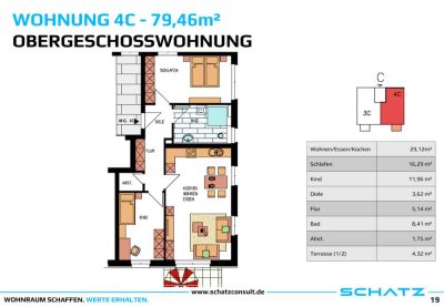 Barrierefreie 3-Zi Obergeschosswohnung im Naturpark mit Aufzug