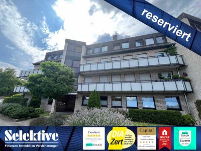 Reserviert: 3-Zimmerwohnung in Top-Lage in Moers Schwafheim mit 2 Balkonen und Garage
