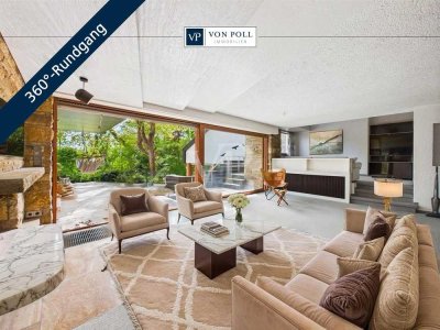 Wohnen mit Wellness, Arbeiten mit Stil - Architektenvilla im Dornröschenschlaf