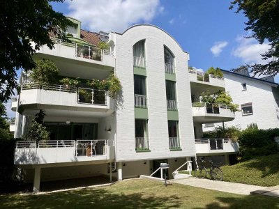 Elegante Maisonette-Wohnung in ruhiger, exklusiver Lage direkt am Stadtwald mit Süd-Ost-Terrasse