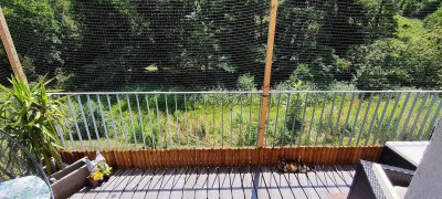 Privatvermietung: Voll möblierte 2-Zimmer-Wohnung mit Südbalkon und Blick ins Grüne