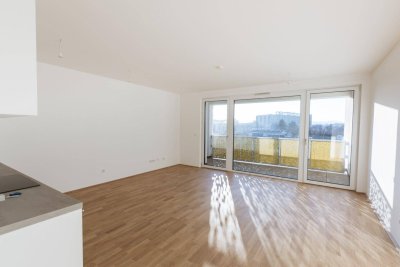 Provisionsfrei! Erstbezug - Wunderschöne Drei-Zimmer-Wohnung mit Loggia!