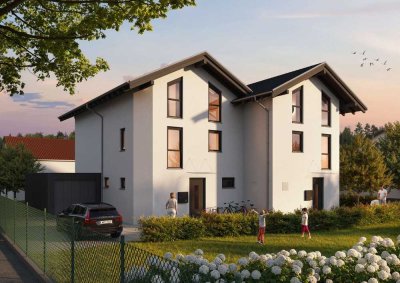 Neubau-Highlight in Kolbermoor – Großzügige DHH mit Studio & Garten