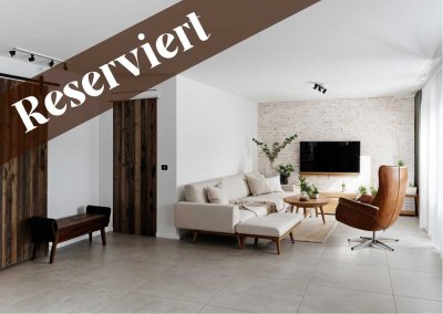 RESERVIERT: Luxuriöse 3-Zimmer-EG-Wohnung mit Terrasse, EBK und 2 Parkplätzen in Sandhausen