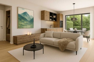 "Meine kleine Gartenwohnung" nur wenige Gehminuten vom See entfernt