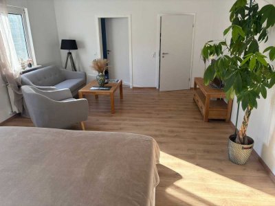 Möblierte 1-Zimmer Souterrain Wohnung mit Stellplatz in Offenburg-Windschläg