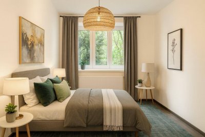 SANIERTE 2 Zimmer - ca. 48,49 m² WFL - absolute Ruhelage - Pezzlpark - Elterleinplatz - Mietgarage