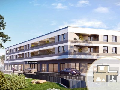 2-Zimmer-Wohnung mit Balkon I Neubau I Aufzug I provisionsfrei