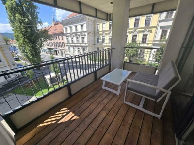 Stilvoll möblierte 2-Zimmerwohnung mit Terrasse!