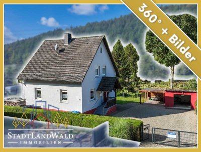 EFH mit Garten, Garage und großem Grundstück mit Bachzugang in Salzwoog