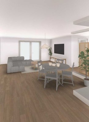 Nachhaltig Wohnen: Moderne 3-Zimmer-Neubauwohnung