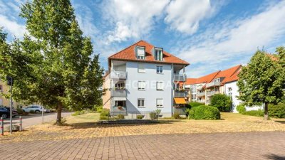 Sonnige, gepflegte Wohnung mit Balkon & TG-Stellplatz in ruhiger Wohnanlage bei Leipzig