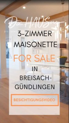 Luftige Maisonette mit hellem Dachstudio in BREISACH-GÜNDLINGEN * 100 QM * MEGA SOMMER-BALKON *