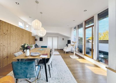 Modern-alpine Dachterrassen-Maisonette mit Panoramablick – traumhafte Sonnenuntergänge inklusive!