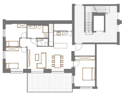 4-Zimmer-Wohnung im 1. OG