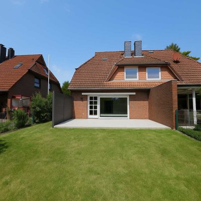Solide DHH mit ausgebautem Spitzboden, Garage und Stellplatz