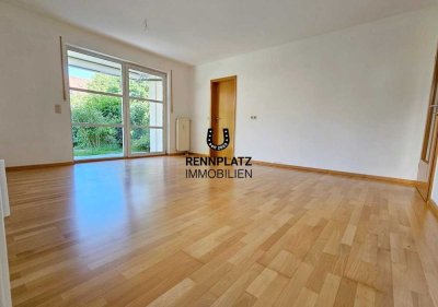 Gemütliche 4-Zimmer-Wohnung mit zwei Terrassen und Garten in Bad Abbach. Frei ab sofort.