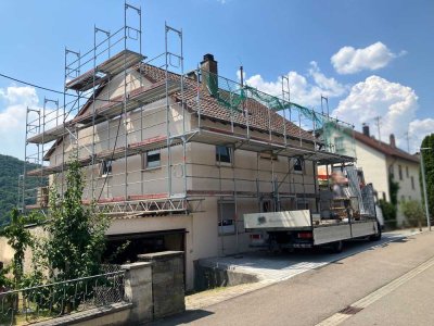 Kuchen, ab Sommer 2026: modernisierte Gartengeschoß-Wohnung mit Terrasse und tollen Aussichten