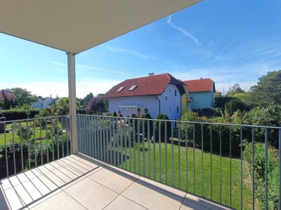 Neubau! Siedlung Rustenfeld! 4-Zimmer Wohnung mit traumhaftem Ausblick auf rund 103 m² mit Balkon! Stellplatz in hauseigener Tiefgarage optional verfügbar!