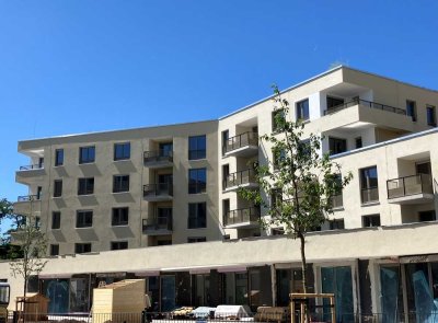 Öffentlich geförderte Drei-Zimmer-Neubauwohnung mit Balkon