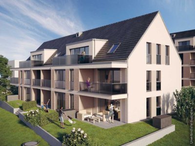 Dachgeschoss-Wohlfühlwohnung mit 5 Zimmern, 2 Bädern und Dachterrasse – grün und urban