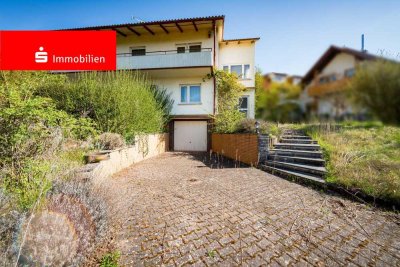Ober-Ramstadt - Freistehendes Einfamilienhaus mit Weitblick in den Odenwald !