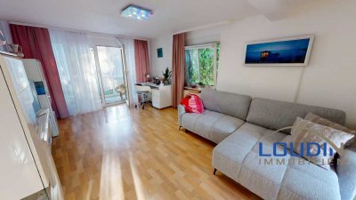 Helle 2,5-Zimmer Hochparterrewohnung.