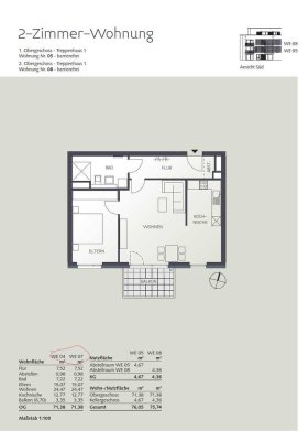 Bezugsfertige 2-Zimmer-Neubau-Wohnung am Auenpark - jetzt mit "Frei Parken"