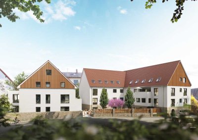 3-Zimmer-Neubauwohnung auf zwei Etagen zum Schlosshof