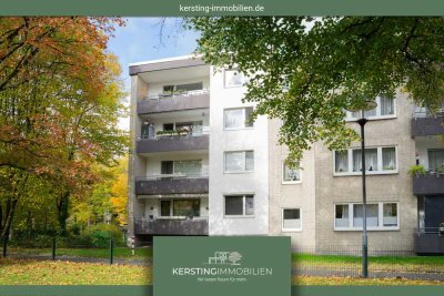 Krefeld-Elfrath: Gut geschnittene 2-Zimmer Wohnung mit gepflegtem Bad und großer Sonnen-Loggia!