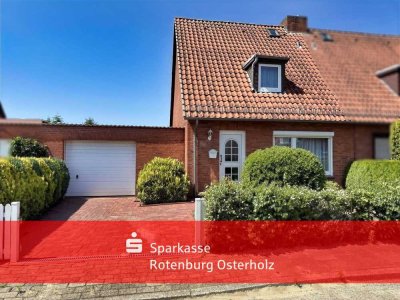 Ritterhude: Charmante 4-Zi Doppelhaushälfte mit Vollkeller und Garage
