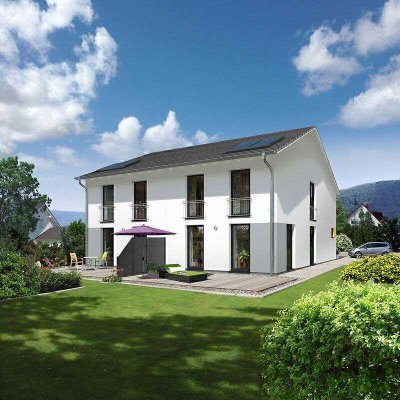 Doppelhaushälfte, massiv gebaut, Preis inkl. Grundstück in Masholder