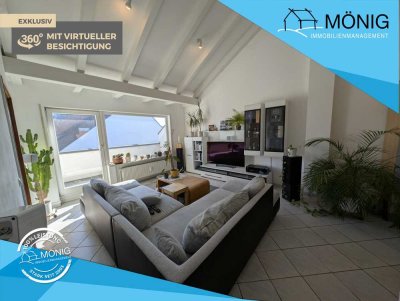 Freie 3-Zimmer-Dachgeschosswohnung in Zentrumslage von Böblingen, mit Südbalkon und Tiefgaragenplatz