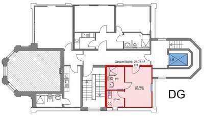 Ruhige, neuwertige 1-Zimmer-Wohnung mit gehobener Innenausstattung in Naumburg