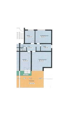 Gepflegte Eigentumswohnung im Erdgeschoß mit eigenem Garten in Königshardt zu verkaufen!