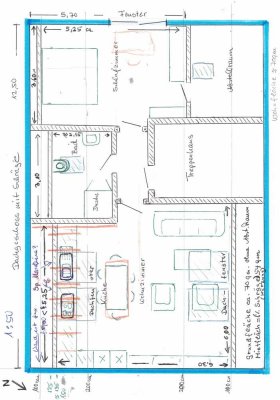 Sehr schöne, ruhige Dachgeschosswohnung im Klimaeffizienzhaus mit sehr geringen Heizkosten.