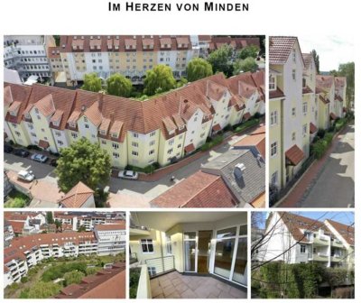 Gepflegte 2-Zimmer-Wohnung mit Terrasse in Minden