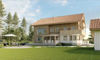 Exklusives Anwesen, nahe dem Chiemsee, Rohbau bereits erstellt, Grundstück 13.750 qm