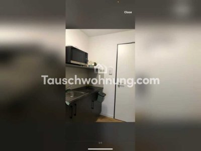 Tauschwohnung: Einzimmerwohnung voll möbliert