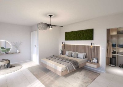 Ruhige und idyllische 4-Zimmer-Wohnung in Kanalnähe im QUIN