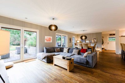 Charmant und modern: Ihr hyggeliges Zuhause auf einer Ebene mit großzügigem Garten & Terrassen